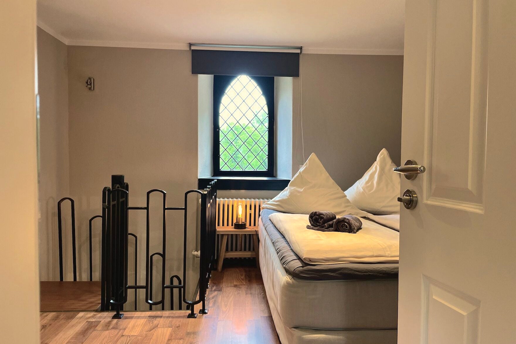 Turmzimmer Schlafzimmer Detail