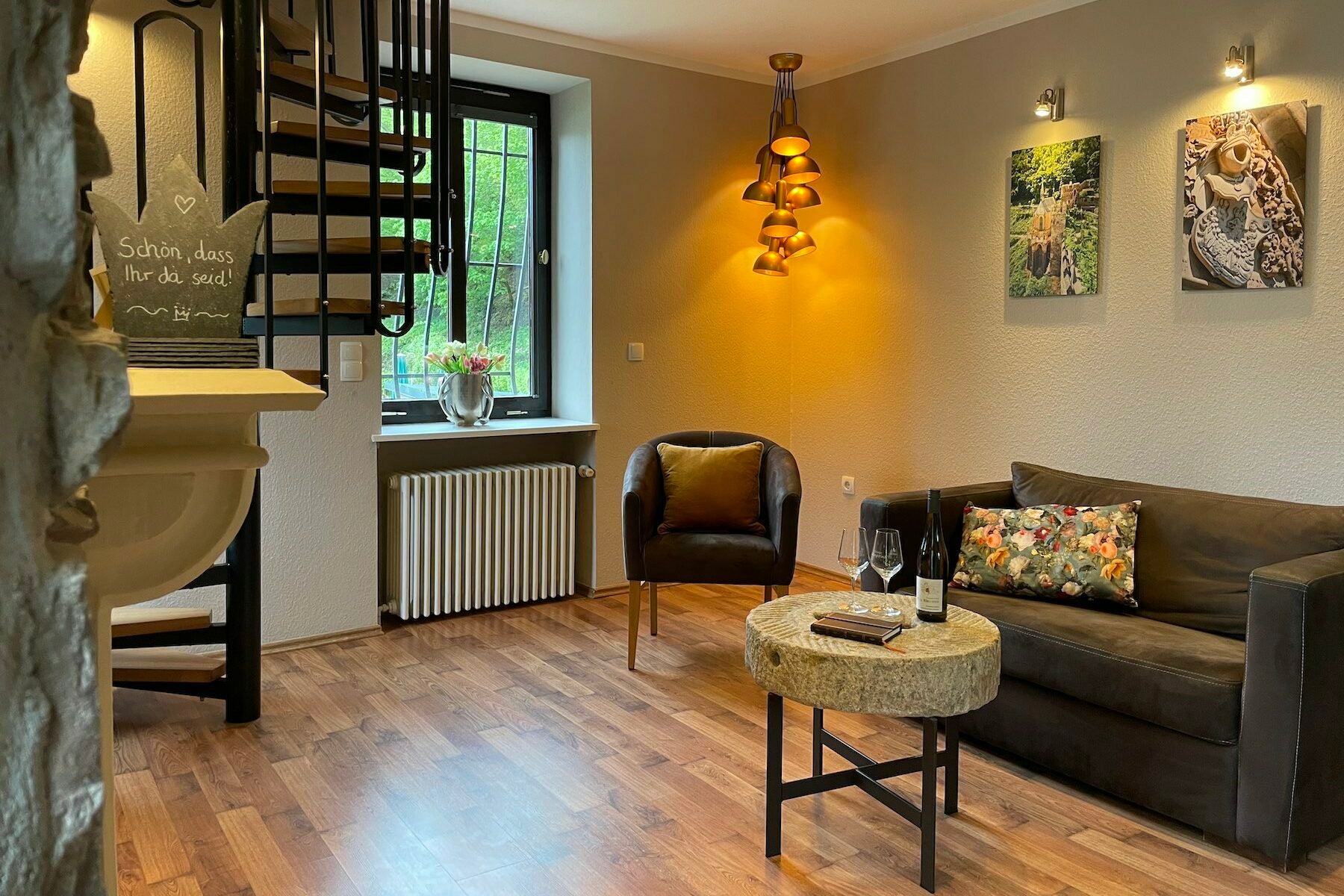 Turmzimmer Wohnzimmer untere Etage