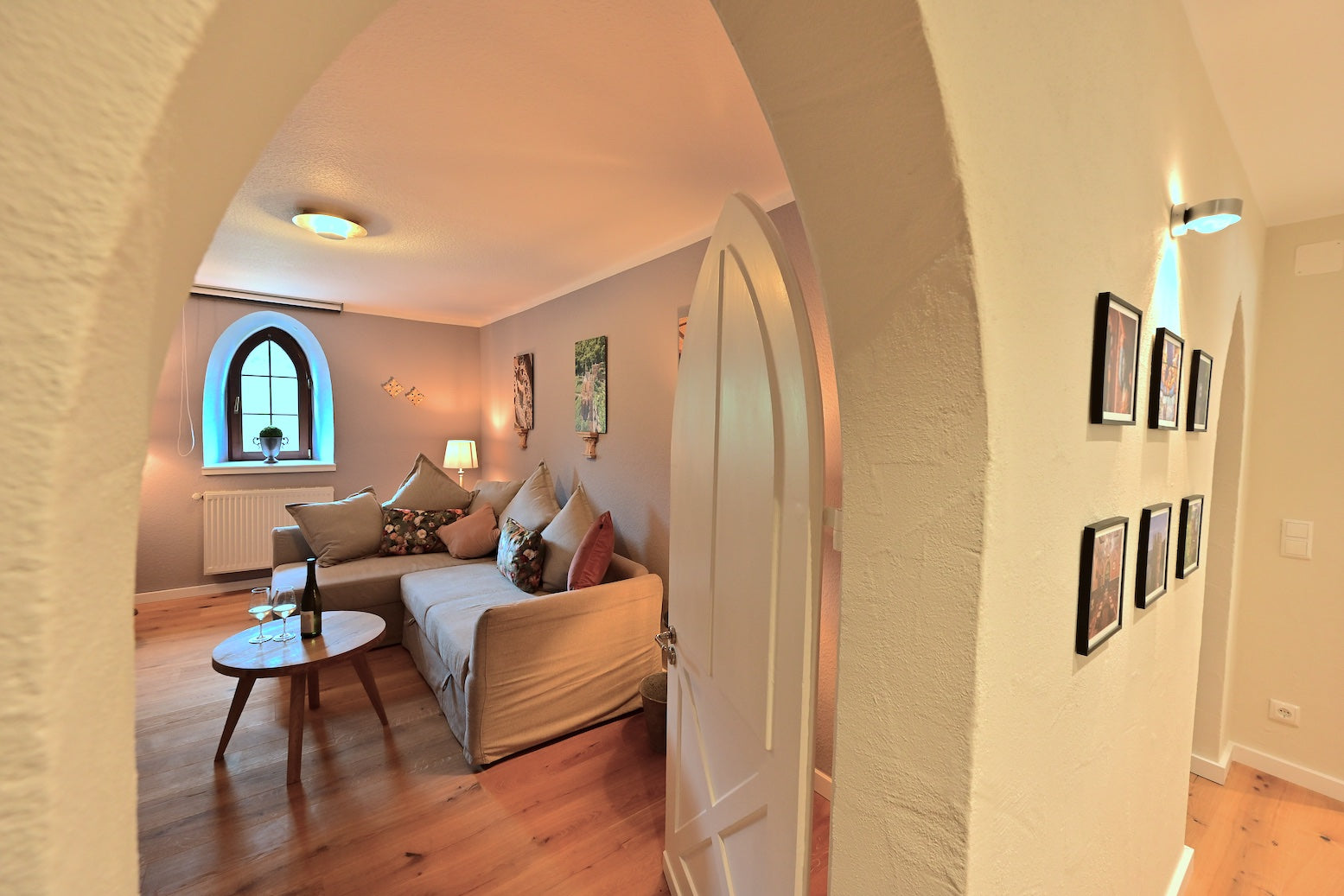 Ritterstuben Wohnzimmer und Flur